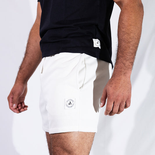 Chalk RECOVERY Waffle Shorts