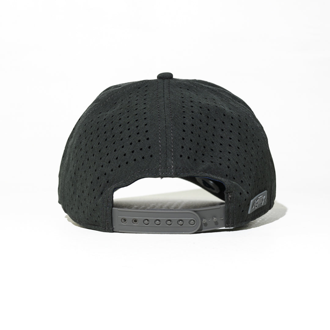 Cruz Charcoal Performance Snapback Cap