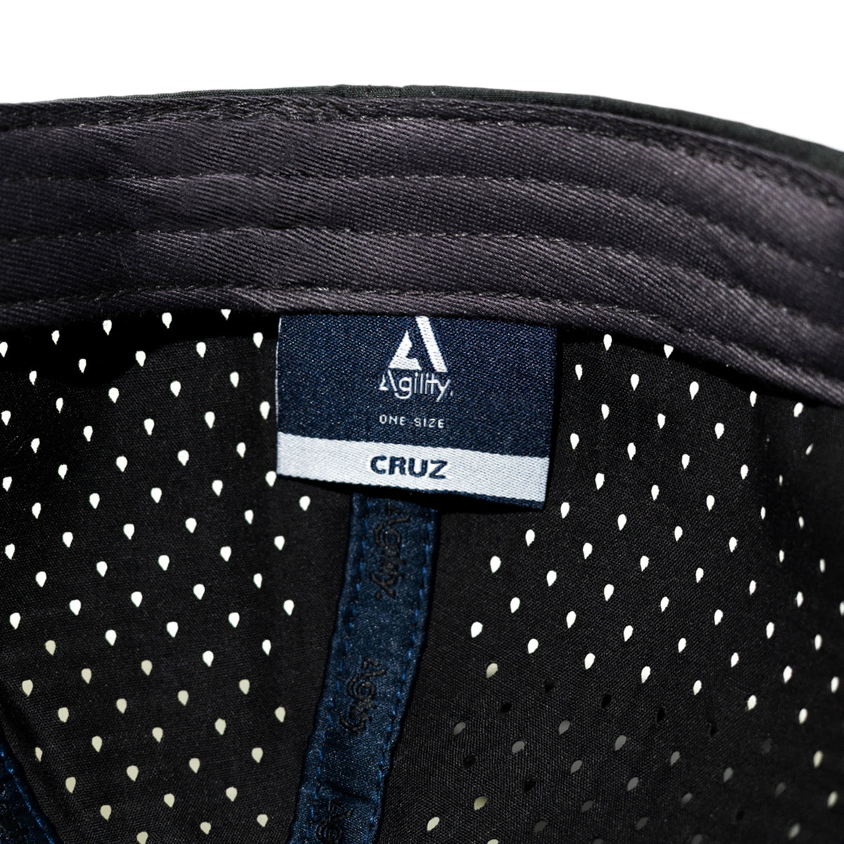 Charcoal Cruz Performance Cap — moisture-wicking fabric for training in Australian heat
