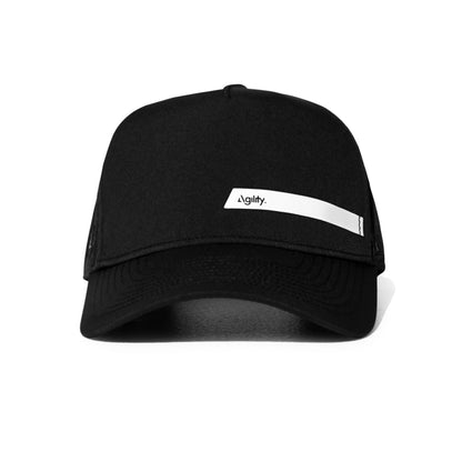 Jet Black Cruz Performance Cap — everyday training cap, designed in Sydney
