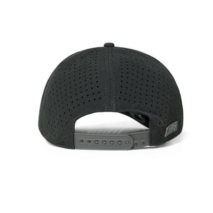 Charcoal Cruz Performance Cap by Agility Apparel — back view showing adjustable closure

