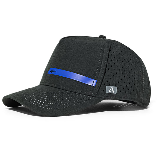 Agility Apparel Charcoal Cruz Performance Cap — adjustable closure and pre-curved visor
