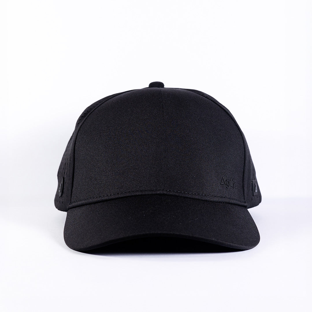 Black Pace Running Cap | Ultralight Performance Cap
