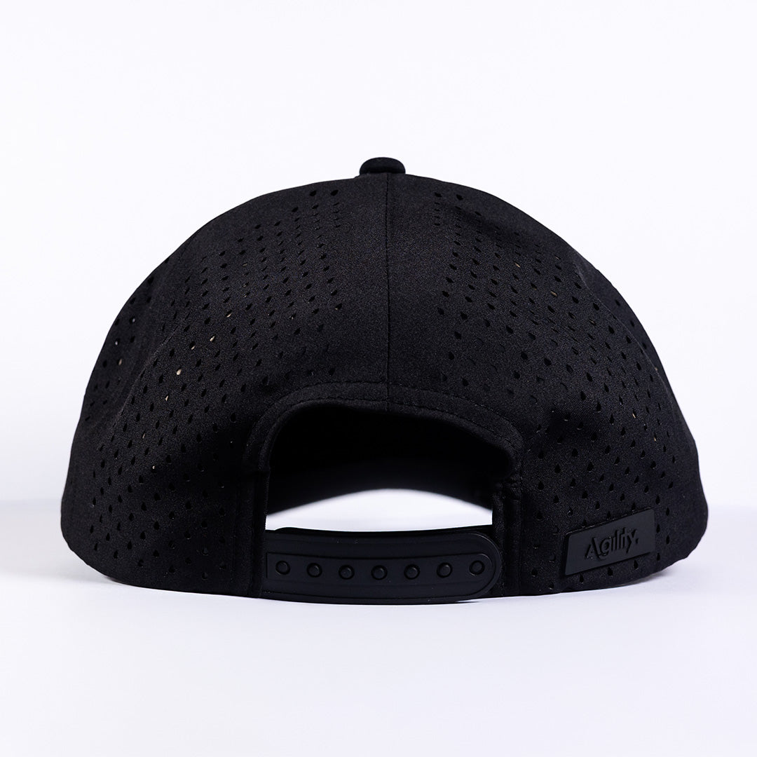 Black Pace Running Cap | Ultralight Performance Cap
