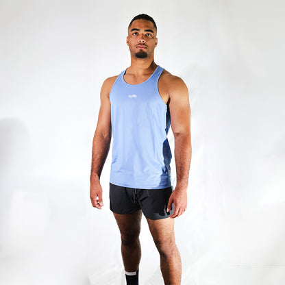 Sky Blue Apex Athlete Singlet | AeroFlex™ Performance Training & Running Top