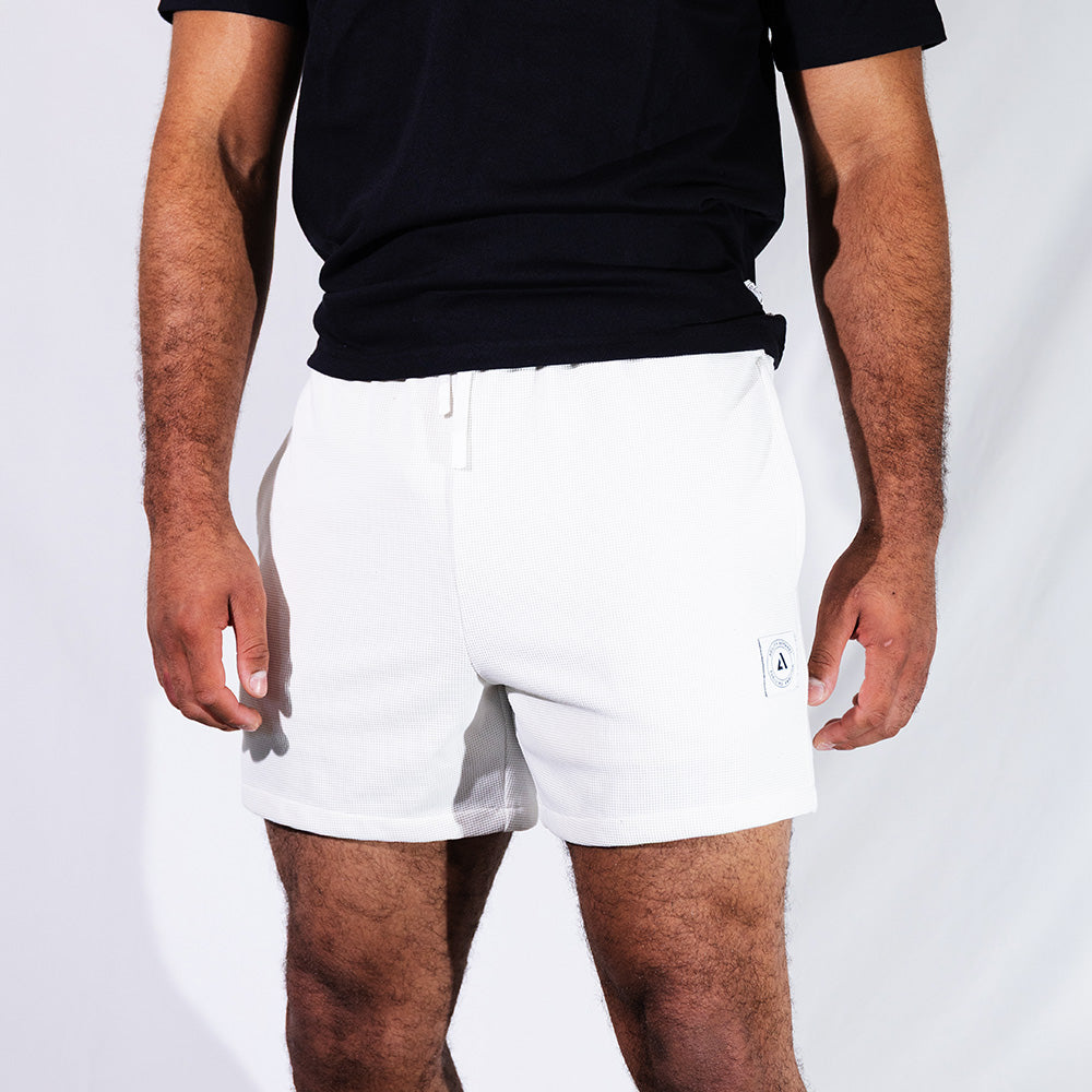 Chalk RECOVERY Waffle Shorts