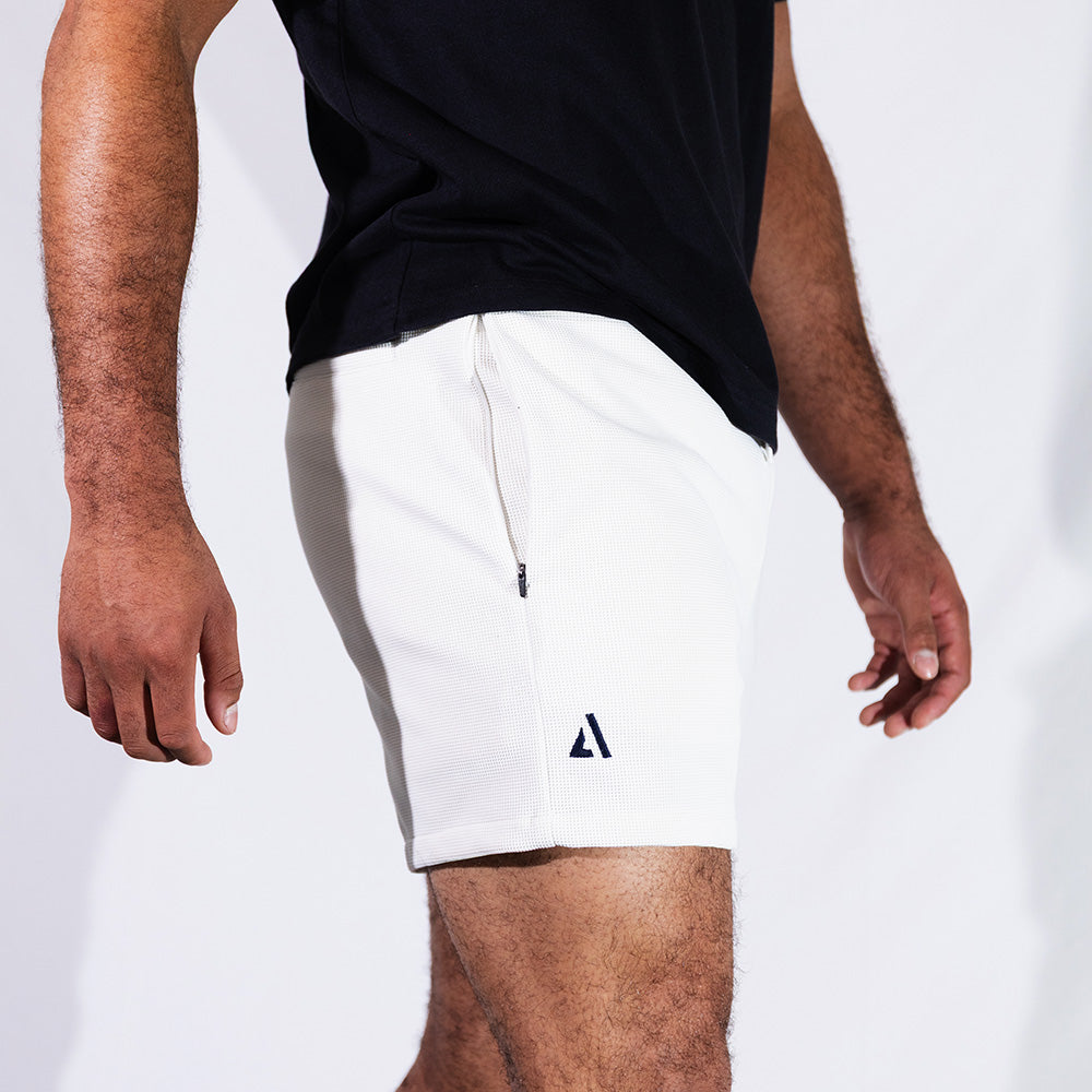 Chalk RECOVERY Waffle Shorts