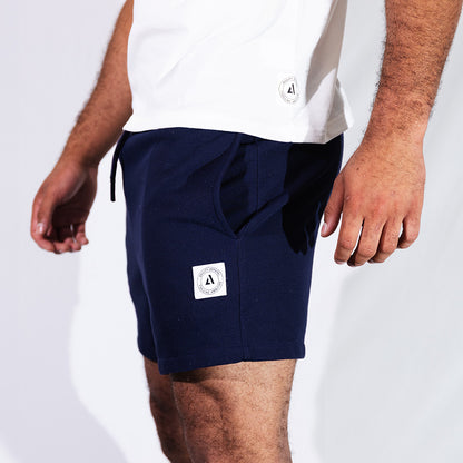 Deep Navy RECOVERY Waffle Shorts