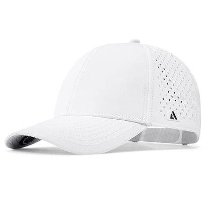 White Pursue Performance Cap — endurance training hat, designed in Sydney
