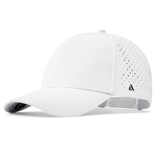 White Pursue Performance Cap — endurance training hat, designed in Sydney
