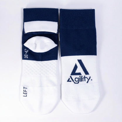 Dress Blue Pivot Performance Socks | Cushioned Athletic Crew