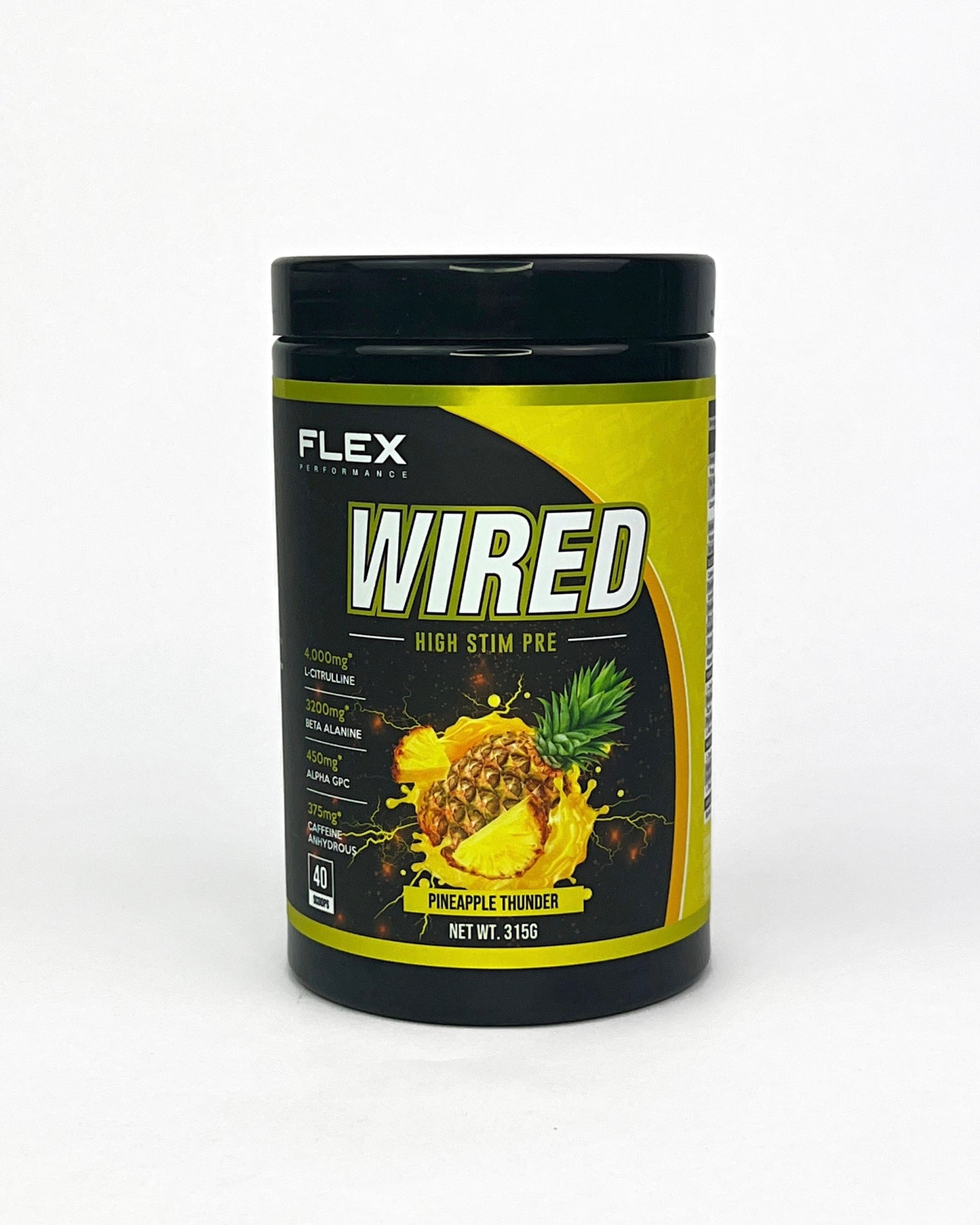 Wired High Stim Pre-workout - Pineapple Thunder