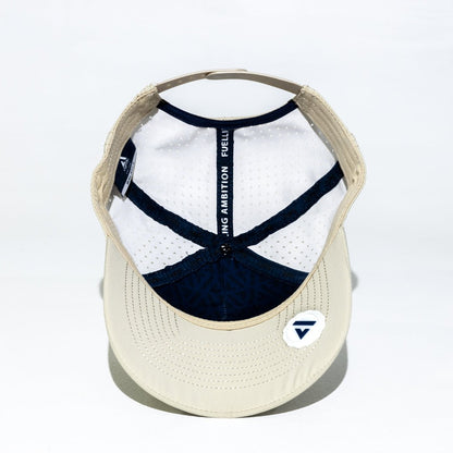 Beige Balance Performance Cap | Lightweight Moisture - Wicking Athletic Hat - AgilityApparel