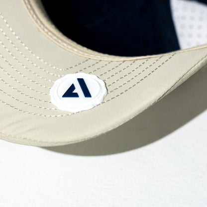 Beige Balance Performance Cap | Lightweight Moisture - Wicking Athletic Hat - AgilityApparel