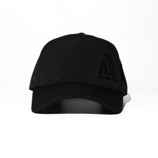 Black Cruz Performance Cap | Lightweight Moisture - Wicking Athletic Hat - AgilityApparel
