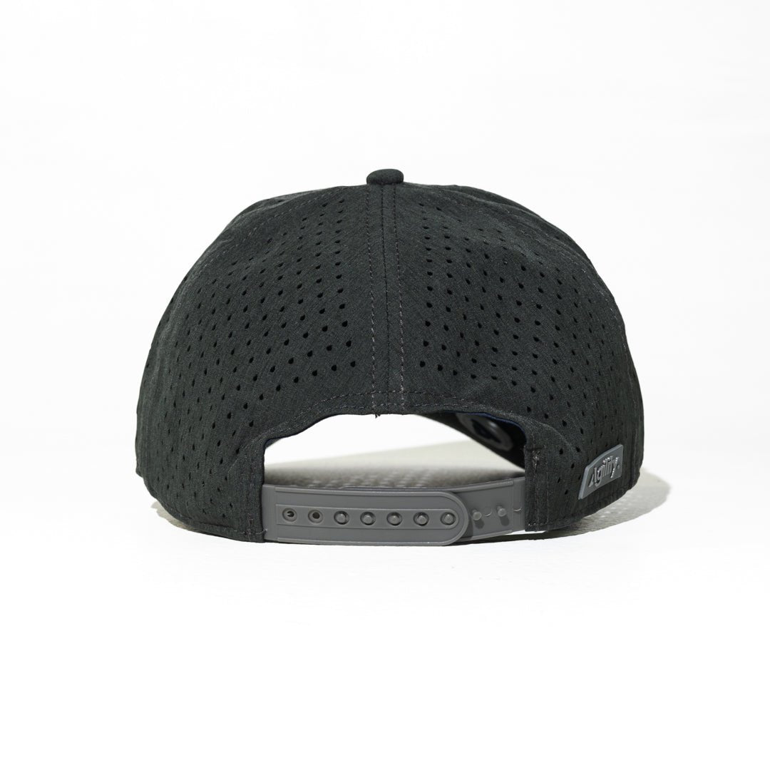 Charcoal Cruz Performance Cap | Lightweight Moisture - Wicking Athletic Hat - AgilityApparel