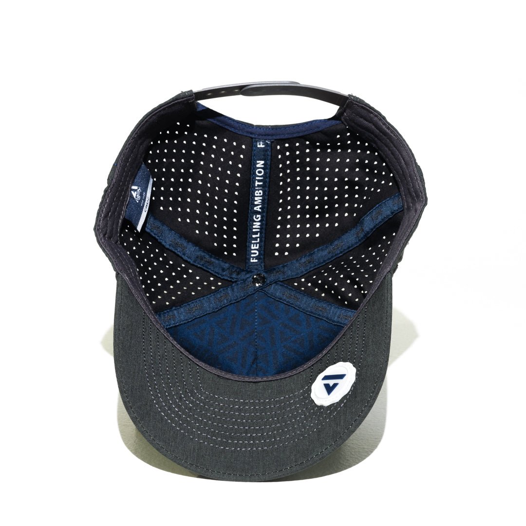 Charcoal Cruz Performance Cap | Lightweight Moisture - Wicking Athletic Hat - AgilityApparel