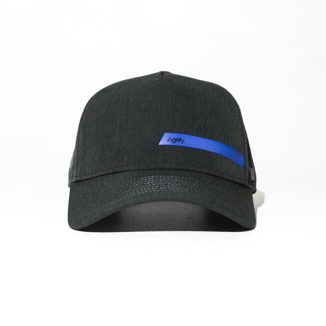 Charcoal Cruz Performance Cap | Lightweight Moisture - Wicking Athletic Hat - AgilityApparel