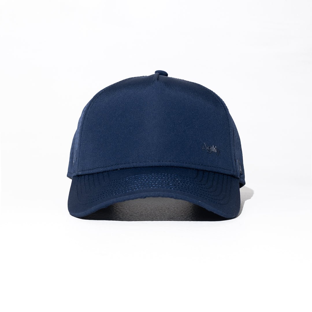 Navy Balance Performance Cap | Lightweight Moisture - Wicking Athletic Hat - AgilityApparel