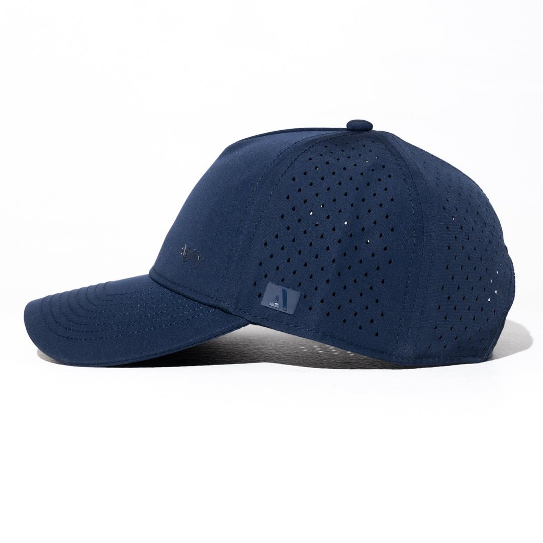 Navy Balance Performance Cap | Lightweight Moisture - Wicking Athletic Hat - AgilityApparel