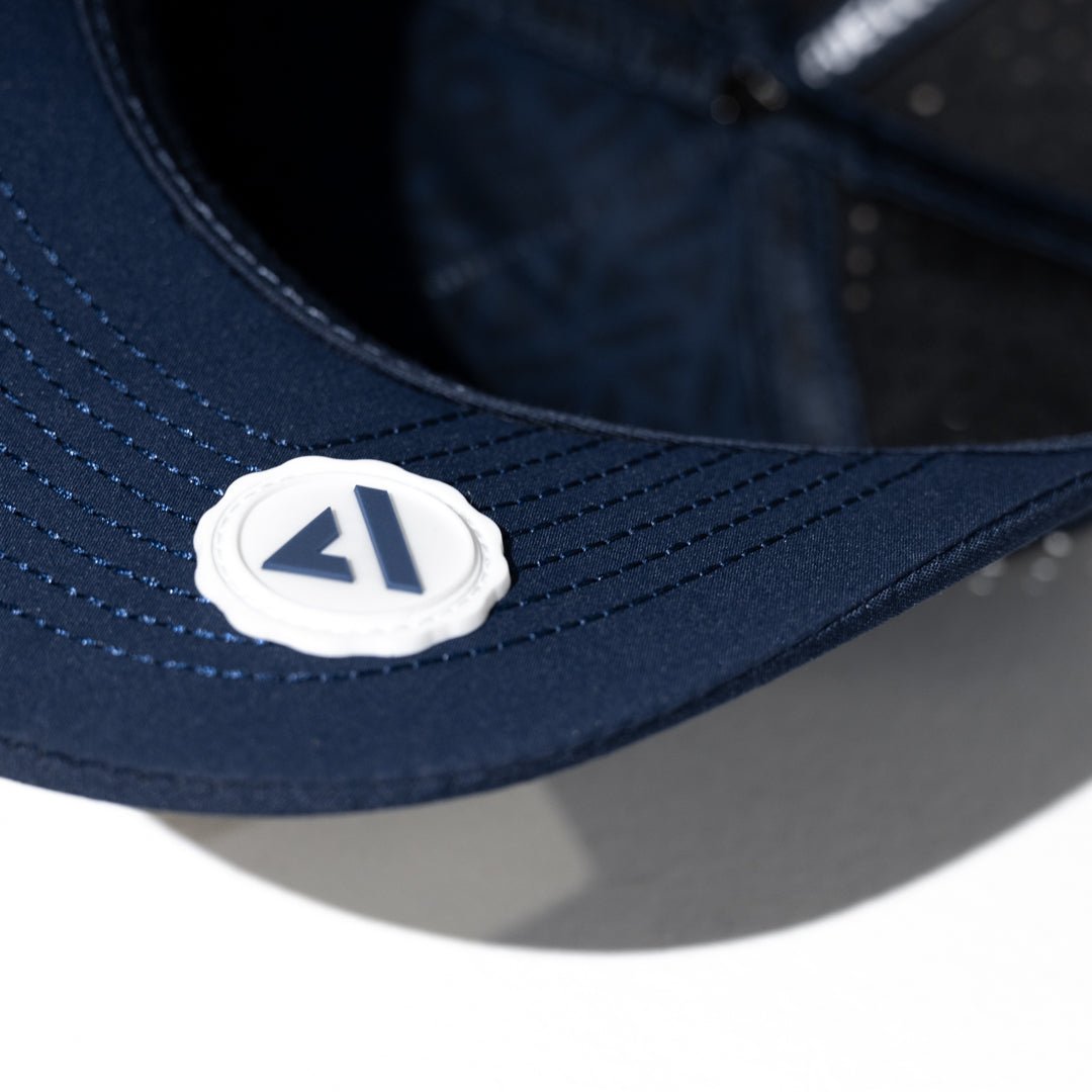 Navy Balance Performance Cap | Lightweight Moisture - Wicking Athletic Hat - AgilityApparel
