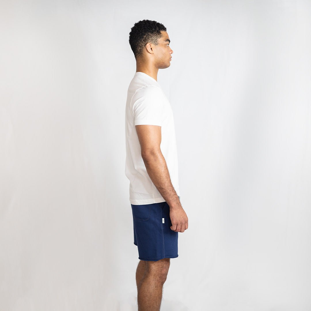 White Mission Tee | 100% Fine Cotton Soft - Touch Athletic T-Shirt - AgilityApparel