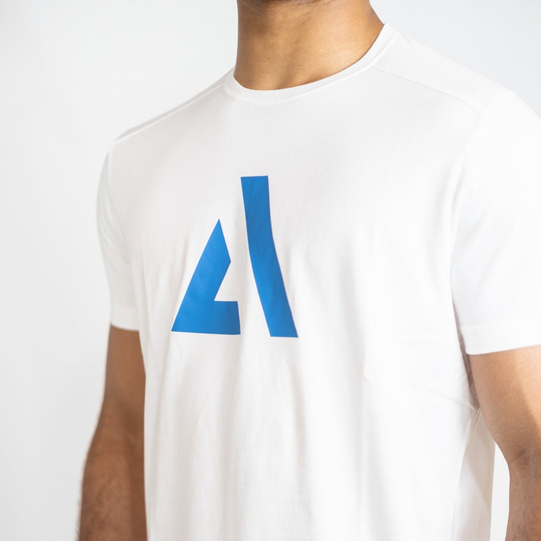 White Mission Tee | 100% Fine Cotton Soft - Touch Athletic T-Shirt - AgilityApparel
