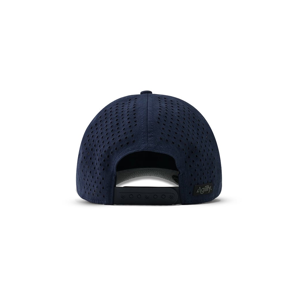 Navy Pursue Performance Cap | Lightweight Moisture - Wicking Running Hat - AgilityApparel